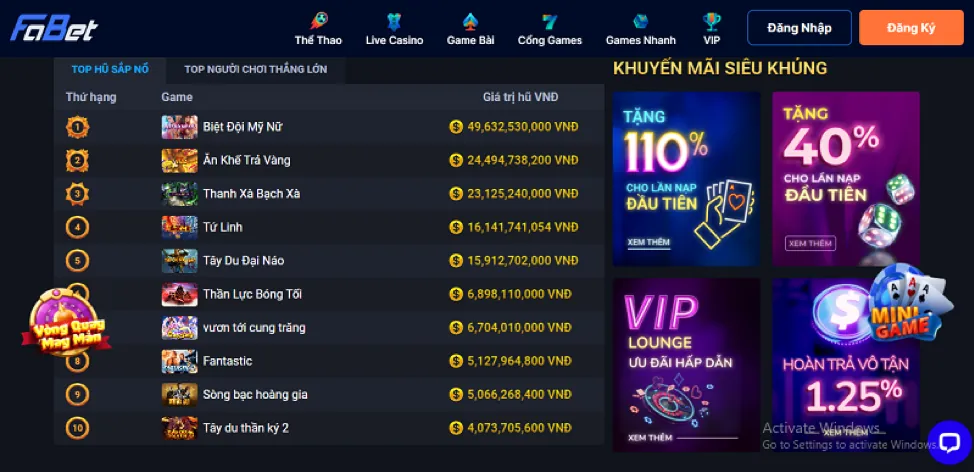 Banner kêu gọi hành động nowgoal chính thức